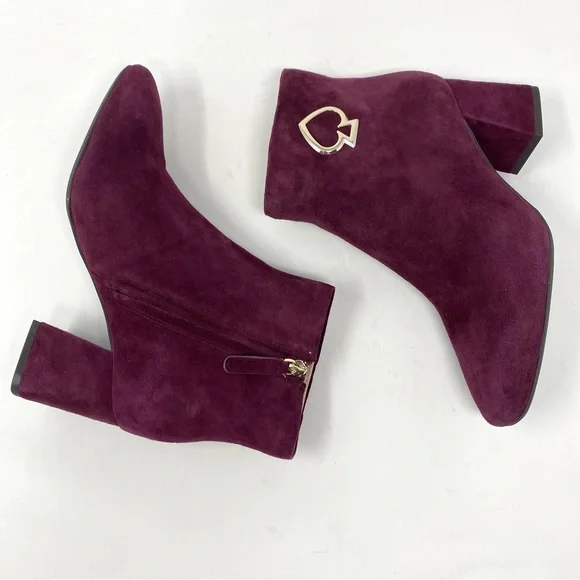Kate Spade Alihandra Suede Ankle Boots - Picture 2 of 11